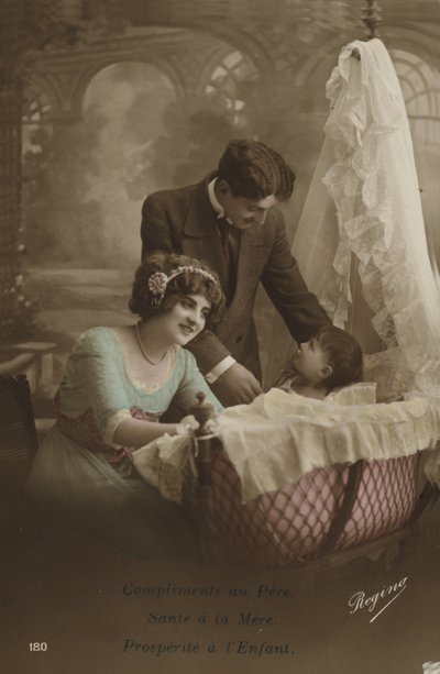 Couple Rocking a Cradle by French Photographer